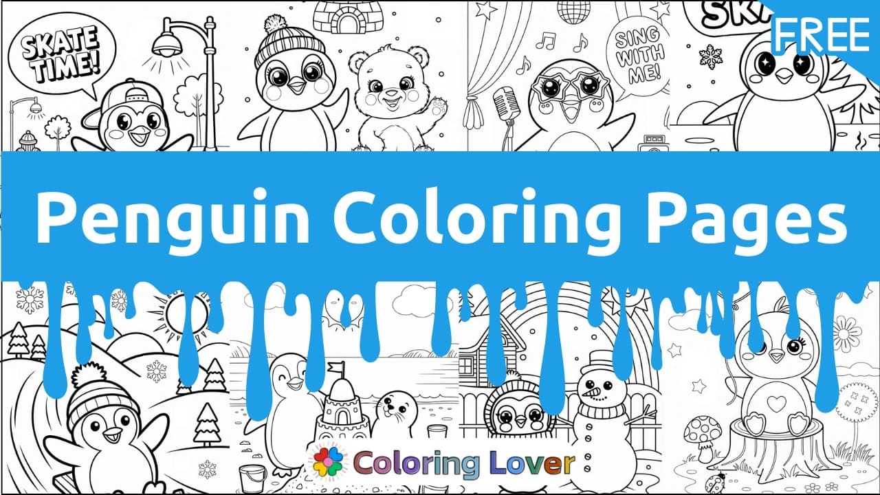 penguin-coloring-pages